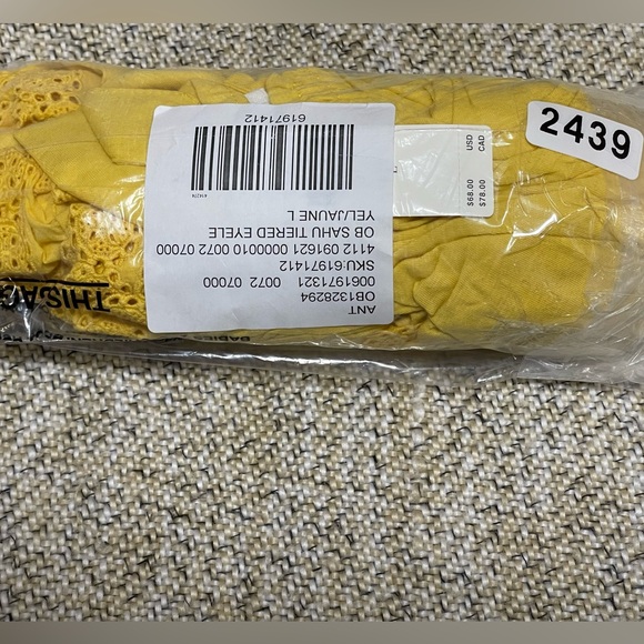 Anthropologie Tiered Eyelet Tank - Picture 6 of 6